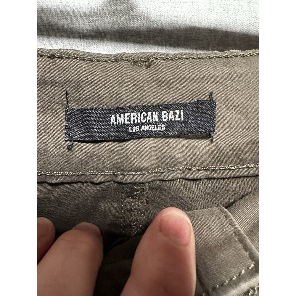 American Bazi Cargo Pants Utility Stretch Army Green Women’s Size Small Jogger - Picture 2 of 7